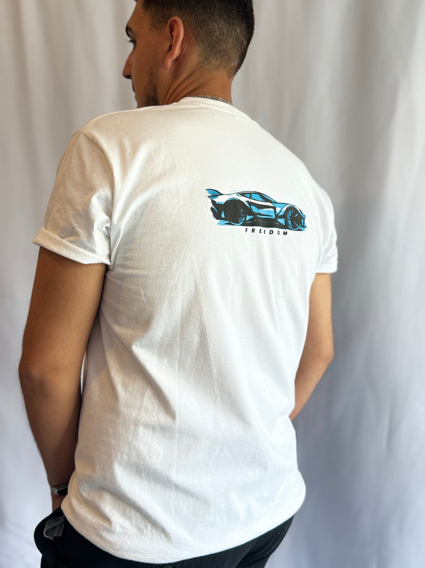 Tee-shirt - Alchemy - Car concept - Bleu AlchemyDesign