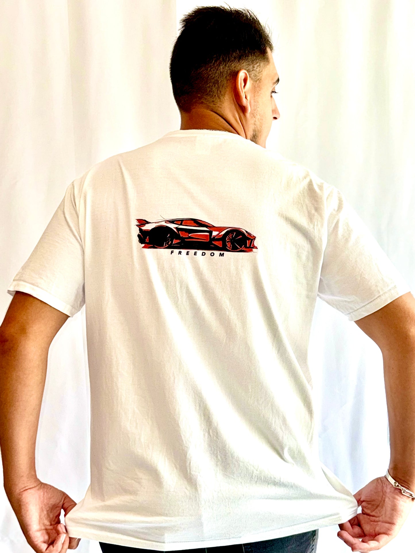 Tee-shirt - Alchemy - Car concept - Rouge AlchemyDesign